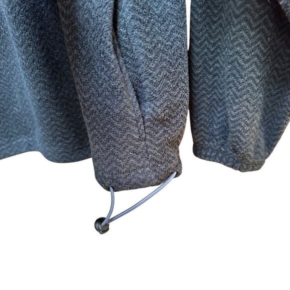 Izod Perform X Fleece Pullover Top‎ 1/4 Zip Pockets Gray Adjustable Mens Size M - Picture 6 of 7